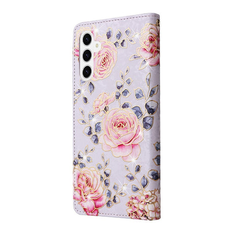 Samsung Galaxy S26 / S26 Pro EIDERWOOD Kunstskinn Flip Deksel m. Blomster - Roser