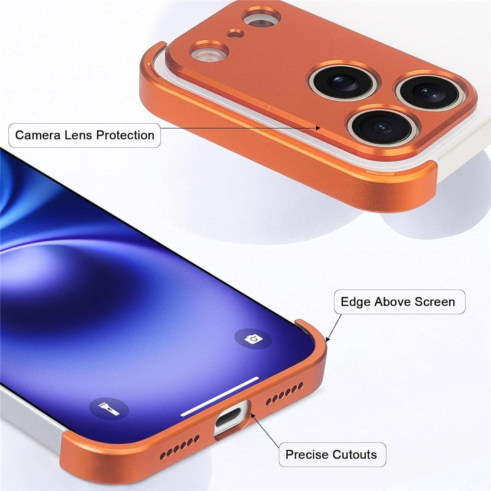 iPhone 17 Pro Max Todelt Bumper Deksel m. Kamerabeskytter - Oransje