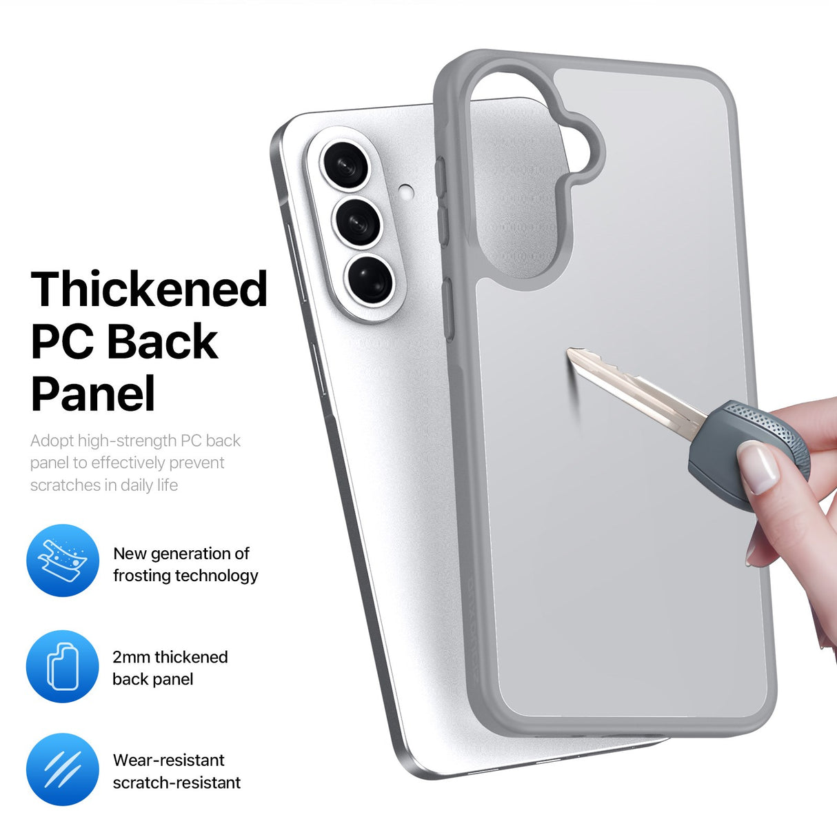 Samsung Galaxy A57 DUX DUCIS Hybrid Deksel - Grå