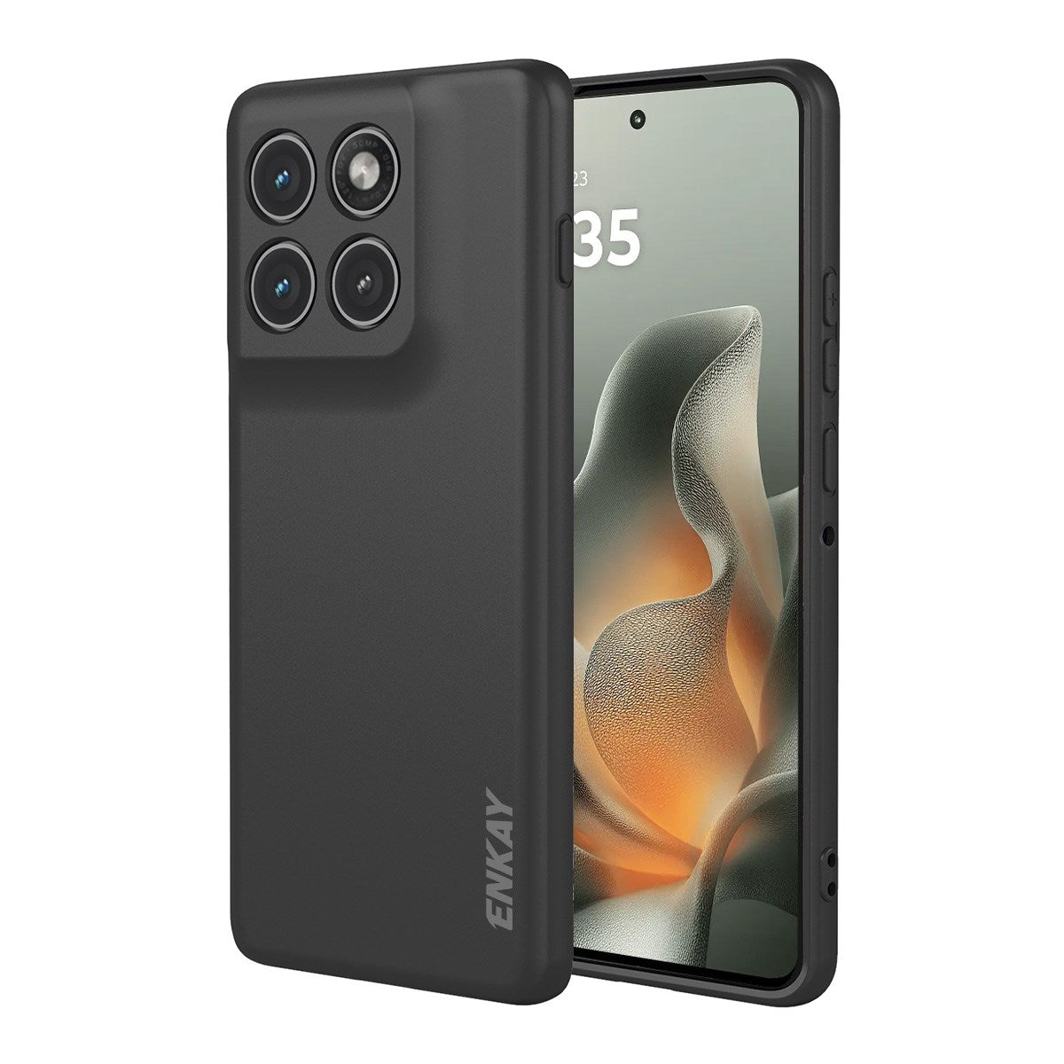 Motorola Edge 70 ENKAY Silikon Deksel - Svart