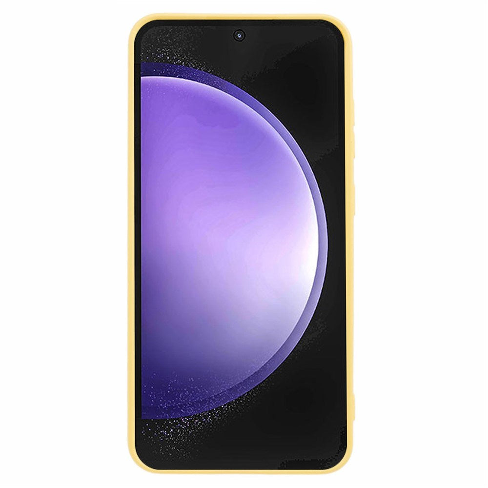 Samsung Galaxy A37 EIDERWOOD Fôret Fleksibelt Plast Deksel - Gul