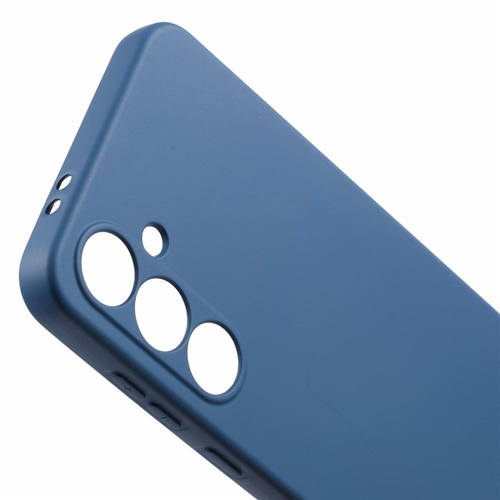 Samsung Galaxy A37 EIDERWOOD Fôret Fleksibelt Plast Deksel - Mørkeblå