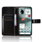 EIDERWOOD Nothing Phone (3a) Lite Kunstskinn Flip Deksel m. Strop - Svart