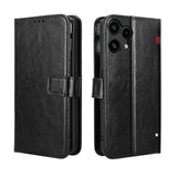 EIDERWOOD Nothing Phone (3a) Lite Kunstskinn Flip Deksel m. Strop - Svart