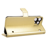EIDERWOOD Nothing Phone (3a) Lite Kunstskinn Flip Deksel m. Strop - Gull