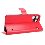 EIDERWOOD Nothing Phone (3a) Lite Kunstskinn Flip Deksel m. Strop - Rød