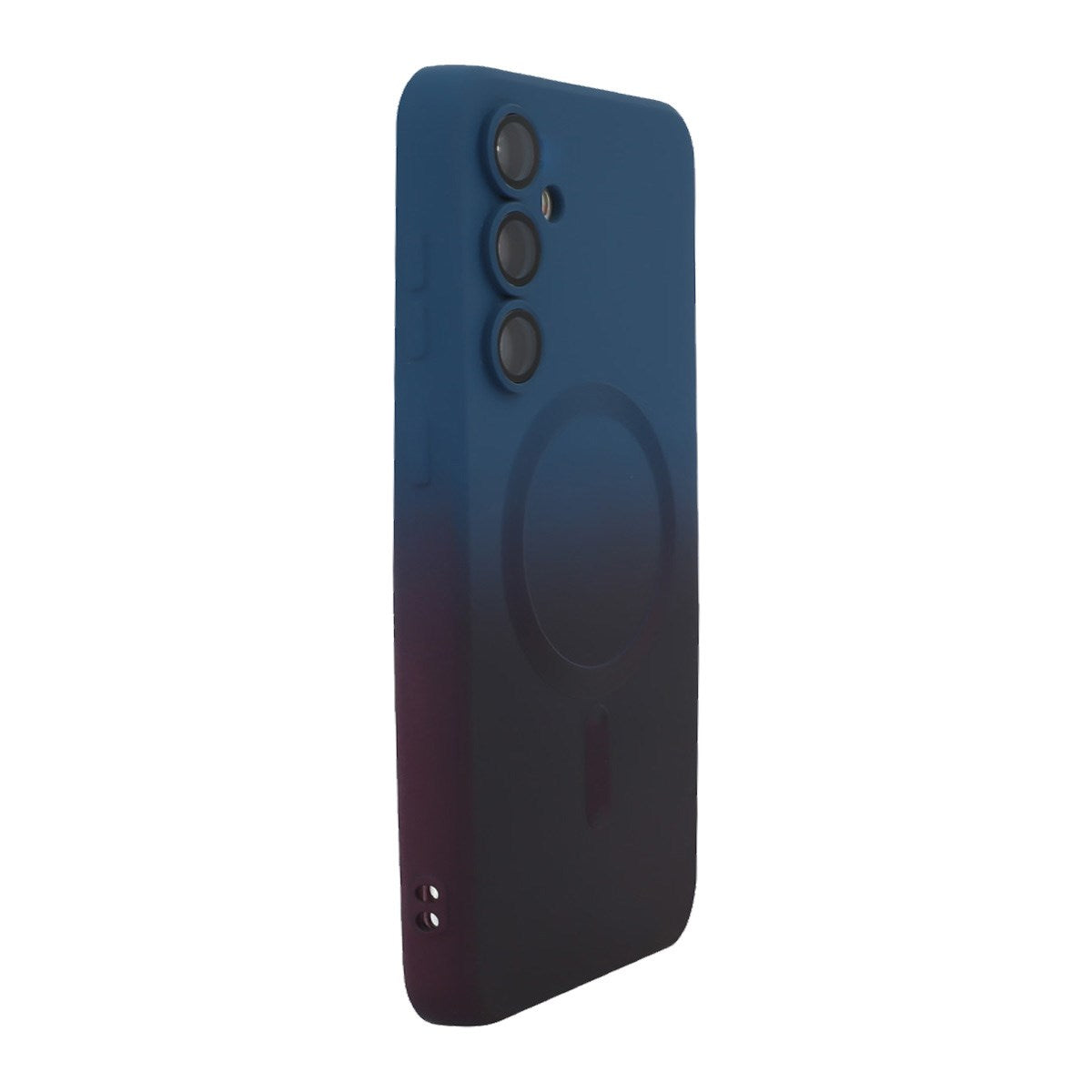 Samsung Galaxy A57 ENKAY Gradient Silikon Deksel - Blå / Svart