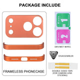 iPhone 17 Pro Todelt Bumper Deksel m. Kamerabeskytter - Oransje