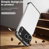 iPhone 17 Pro Todelt Bumper Deksel m. Kamerabeskytter - Svart
