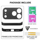 iPhone 17 Pro Todelt Bumper Deksel m. Kamerabeskytter - Svart