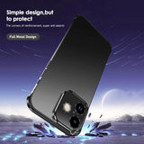 iPhone 17 Todelt Bumper Deksel m. Kamerabeskytter - Svart