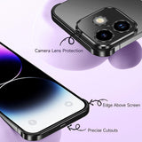 iPhone 17 Todelt Bumper Deksel m. Kamerabeskytter - Svart