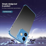 iPhone 17 Todelt Bumper Deksel m. Kamerabeskytter - Blå