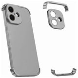 iPhone 17 Todelt Bumper Deksel m. Kamerabeskytter - Grå