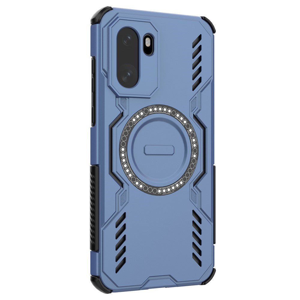 EIDERWOOD OnePlus 15R Håndverker Deksel m. Varmeavledning - MagSafe Kompatibel - Blå