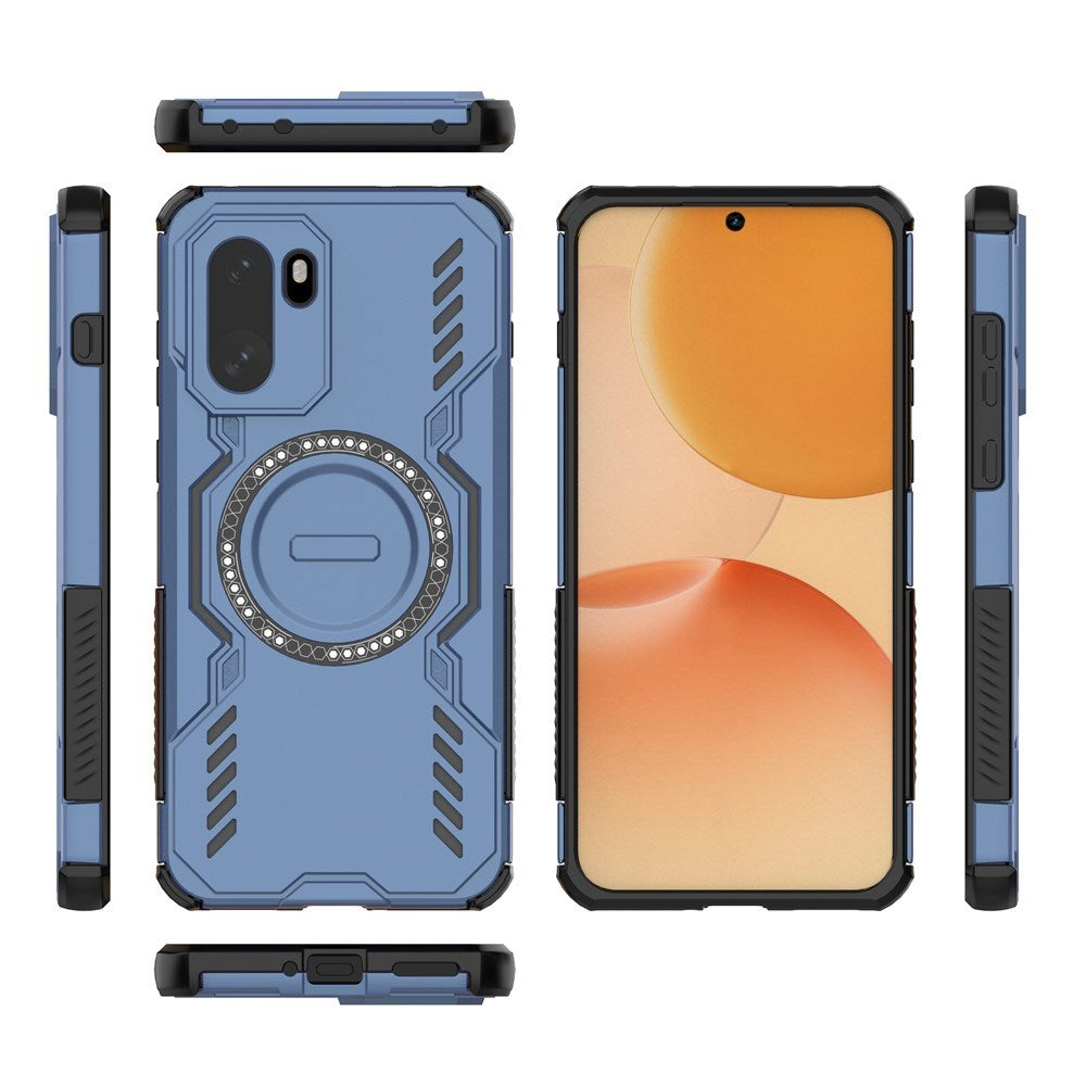 EIDERWOOD OnePlus 15R Håndverker Deksel m. Varmeavledning - MagSafe Kompatibel - Blå