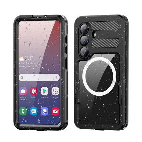 Samsung Galaxy S26 Redpebber Vanntett Hybrid Plast Deksel – MagSafe Kompatibel – Svart