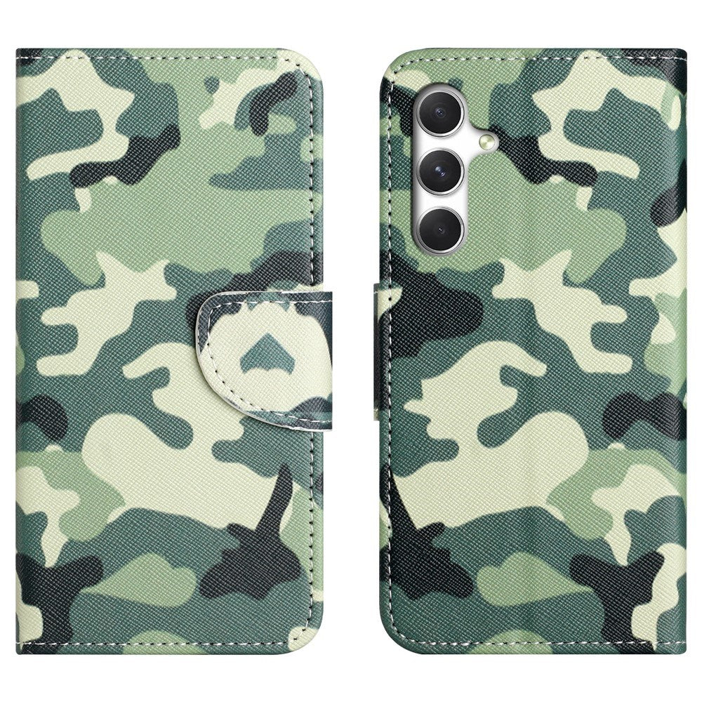 Samsung Galaxy S26+ (Plus) EIDERWOOD Kunstskinn Flip Deksel m. Mønster - Camouflage