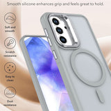 Samsung Galaxy A37 EIDERWOOD Hybrid Deksel med Kickstand – MagSafe Kompatibel – Grå