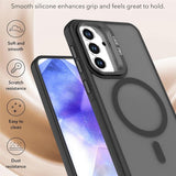 Samsung Galaxy A57 EIDERWOOD Hybrid Deksel med Kickstand – MagSafe Kompatibel – Svart