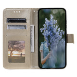 OnePlus 15R EIDERWOOD Kunstskinn Flip Deksel m. Mønster - Gull