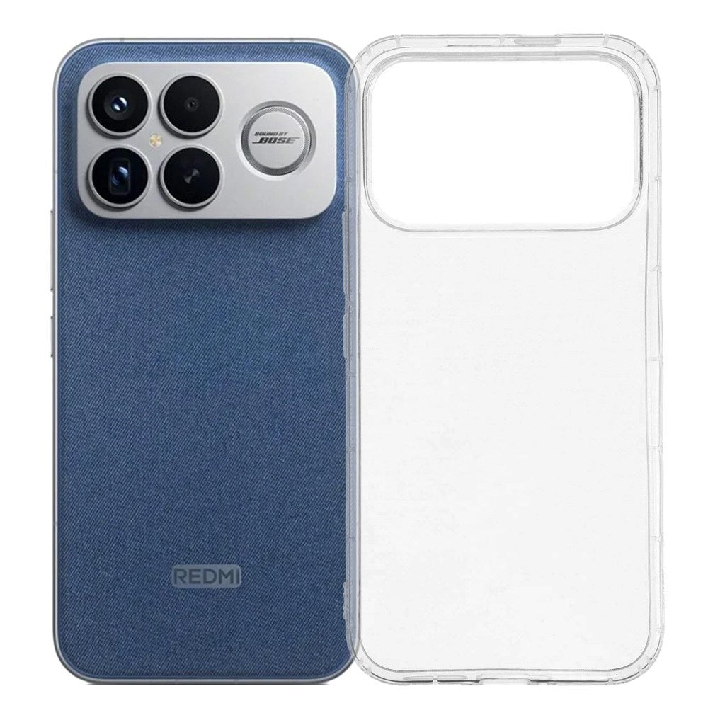 Xiaomi Poco F8 Ultra EIDERWOOD Støtabsorberende Fleksibelt Plast Deksel – Gjennomsiktig