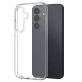 Samsung Galaxy S26+ (Plus) NORTHJO 3-i-1 Beskyttelsessett m. Fleksibelt Plast Deksel / Herdet Skjermbeskyttelsesglass / Kameralinsebeskytterglass - Gjennomsiktig