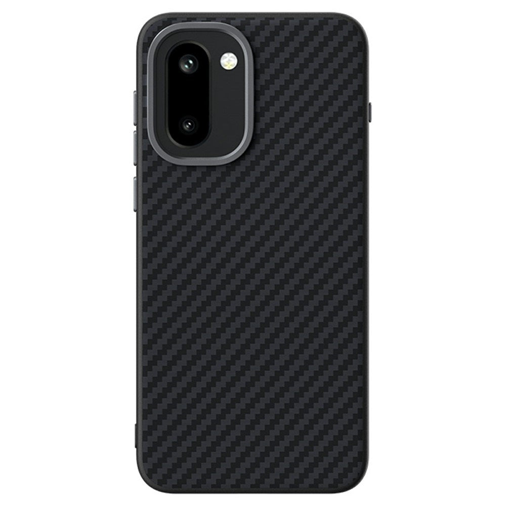 OnePlus 15R EIDERWOOD Magnetisk Carbon Deksel - MagSafe Kompatibel - Svart