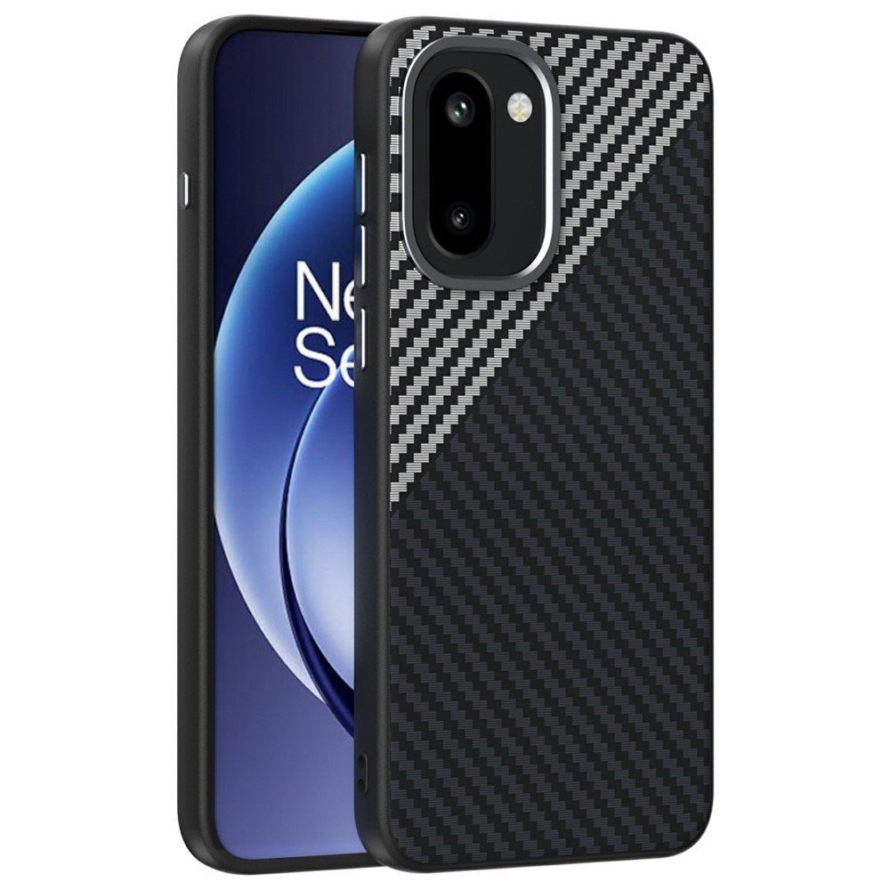 OnePlus 15R EIDERWOOD Magnetisk Carbon Deksel - MagSafe Kompatibel - Svart / Sølv