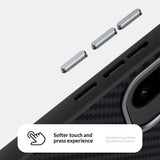 OnePlus 15R EIDERWOOD Magnetisk Carbon Deksel - MagSafe Kompatibel - Svart / Blå