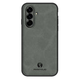 Samsung Galaxy A27 EIDERWOOD Hybrid Deksel med Kunstskinn – Grå