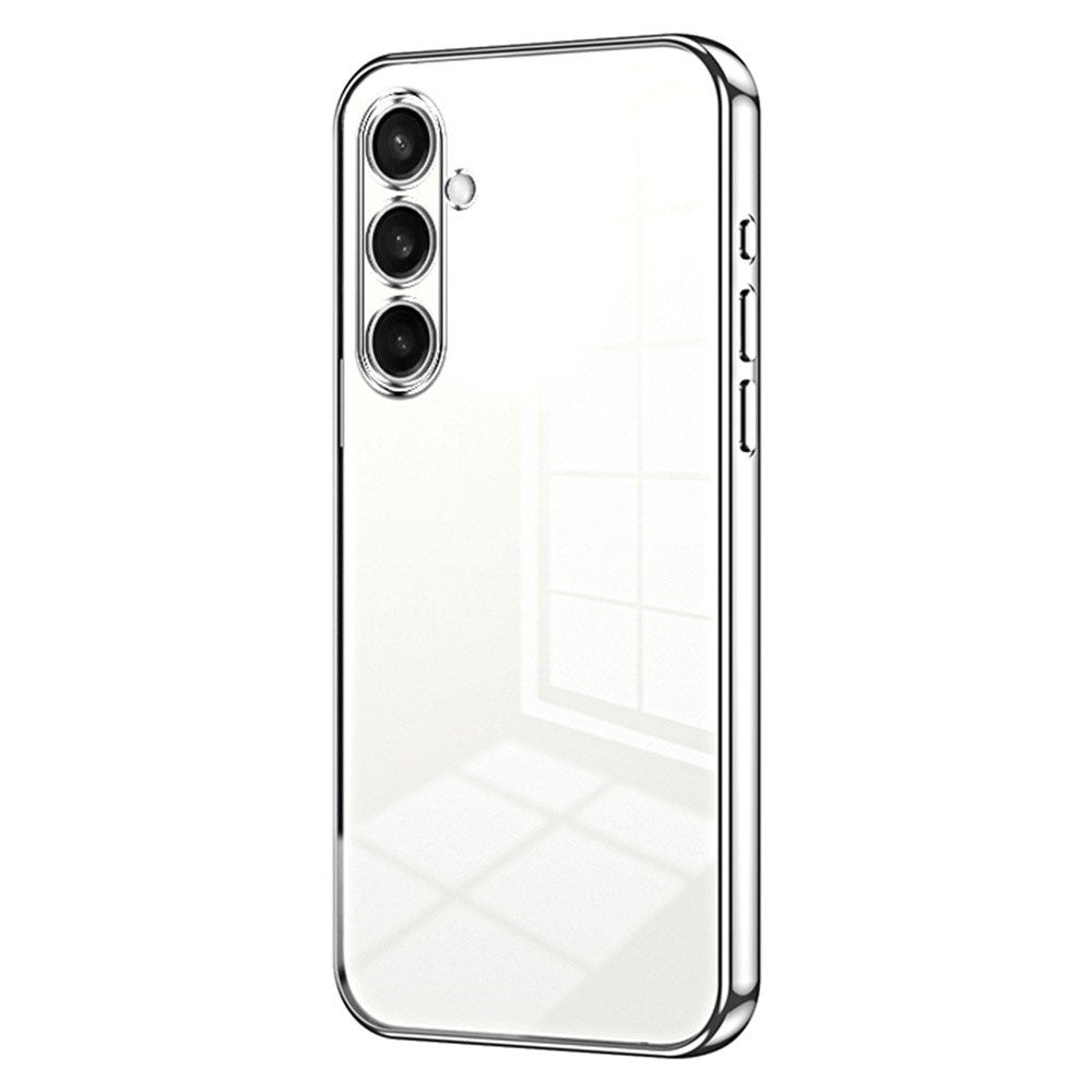 Samsung Galaxy A27 EIDERWOOD Fleksibelt Plast Deksel - Glanset Overflate - Gjennomsiktig / Sølv
