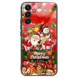 Samsung Galaxy A14 (5G) Jule Deksel m. Glassbakside - Merry Christmas