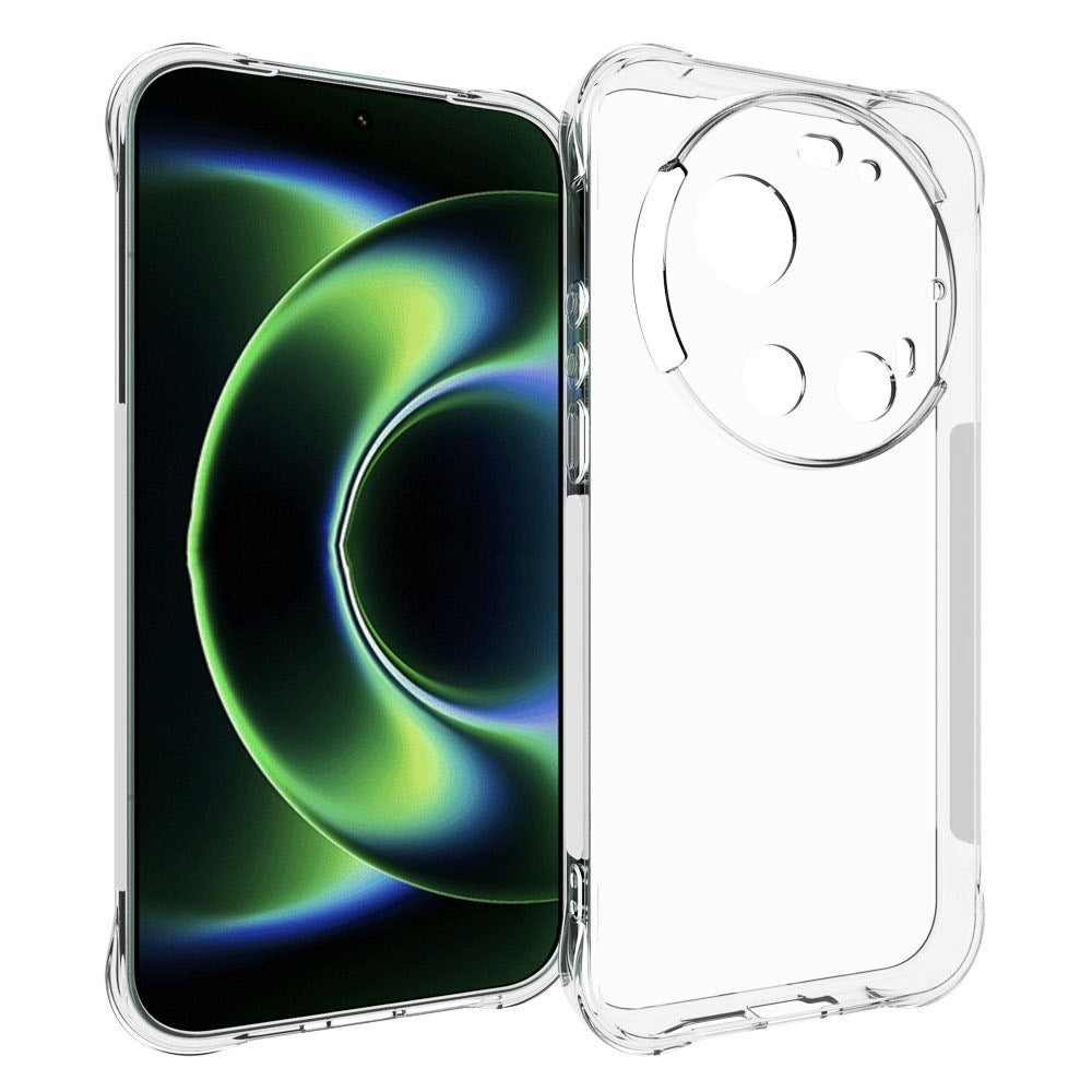 Xiaomi 17 Ultra EIDERWOOD Fleksibelt Plast Deksel m. Forsterkede Hjørner - Gjennomsiktig