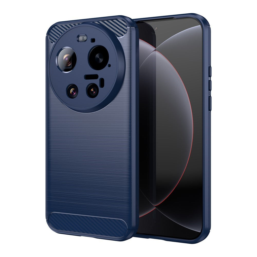 Xiaomi 17 Ultra EIDERWOOD Brushed Carbon Deksel - Blå
