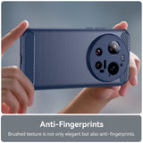 Xiaomi 17 Ultra EIDERWOOD Brushed Carbon Deksel - Blå