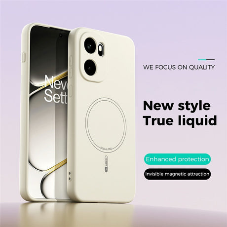 OnePlus 15R EIDERWOOD Silikon Deksel - MagSafe Kompatibel - Beige