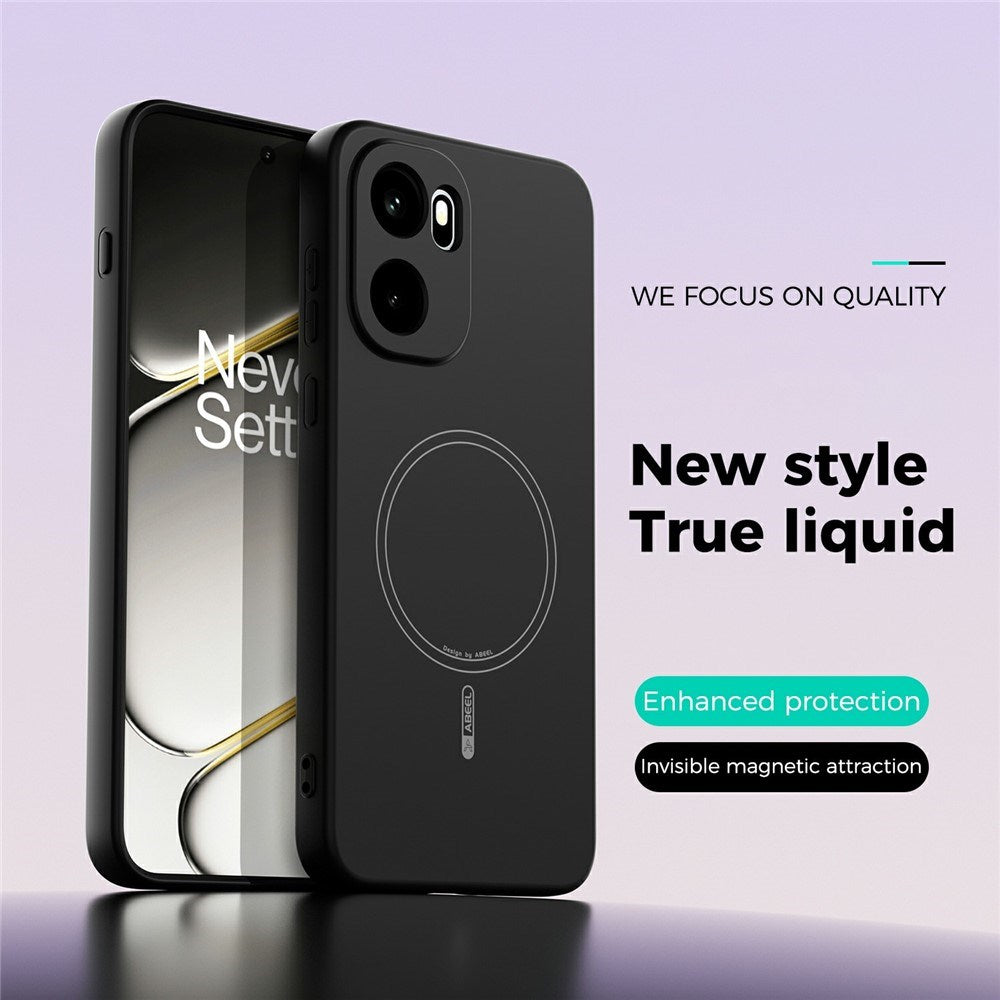 OnePlus 15R EIDERWOOD Silikon Deksel - MagSafe Kompatibel - Svart