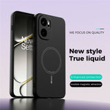 OnePlus 15R EIDERWOOD Silikon Deksel - MagSafe Kompatibel - Svart