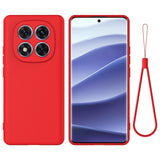 Xiaomi Redmi Note 15 Pro (5G) EIDERWOOD Silikon Deksel m. Rem - Rød