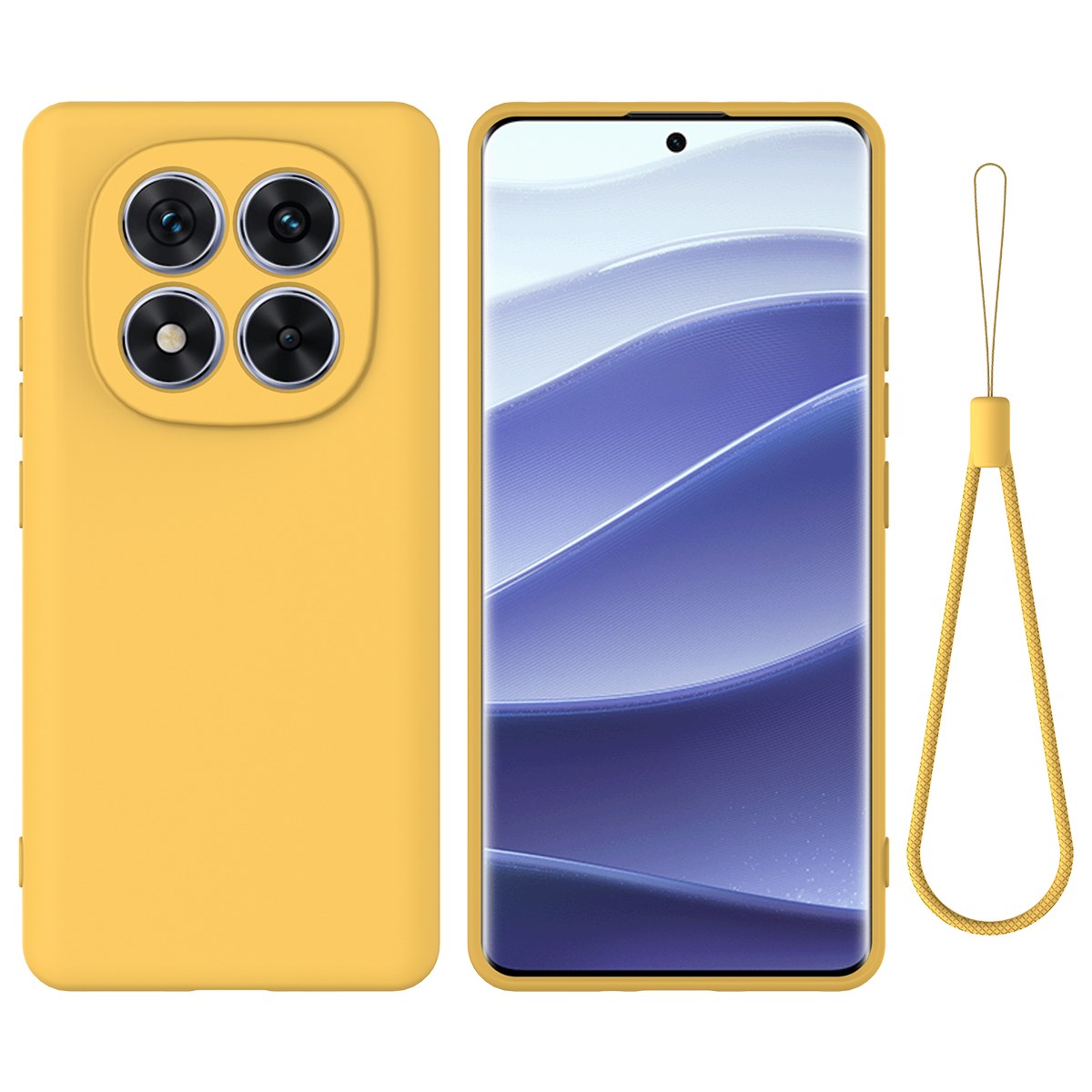 Xiaomi Redmi Note 15 Pro (5G) EIDERWOOD Silikon Deksel m. Rem - Gul