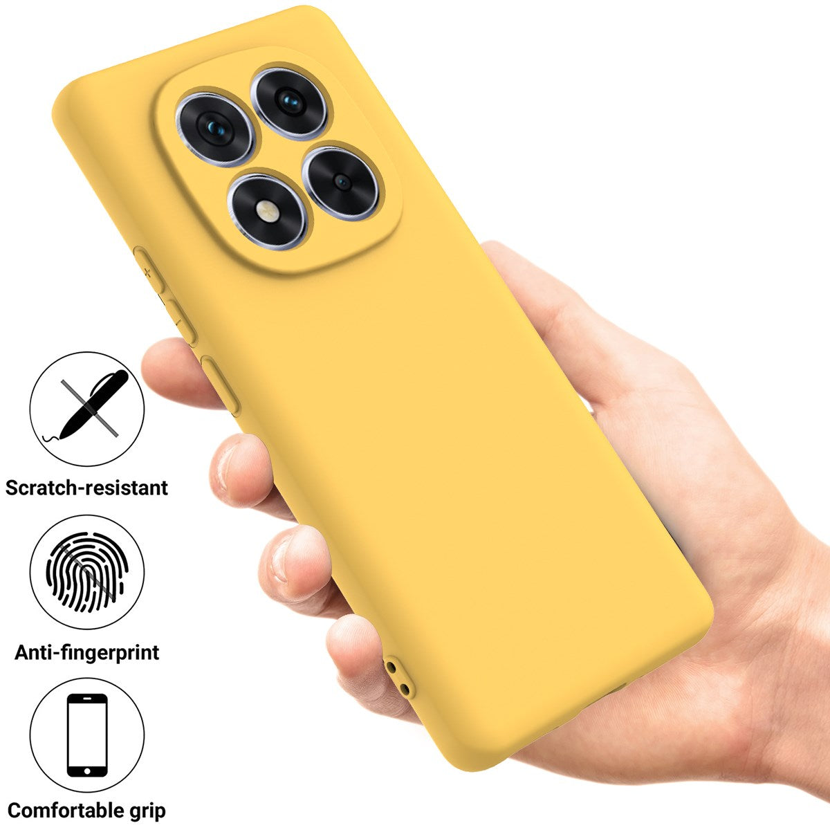 Xiaomi Redmi Note 15 Pro (5G) EIDERWOOD Silikon Deksel m. Rem - Gul