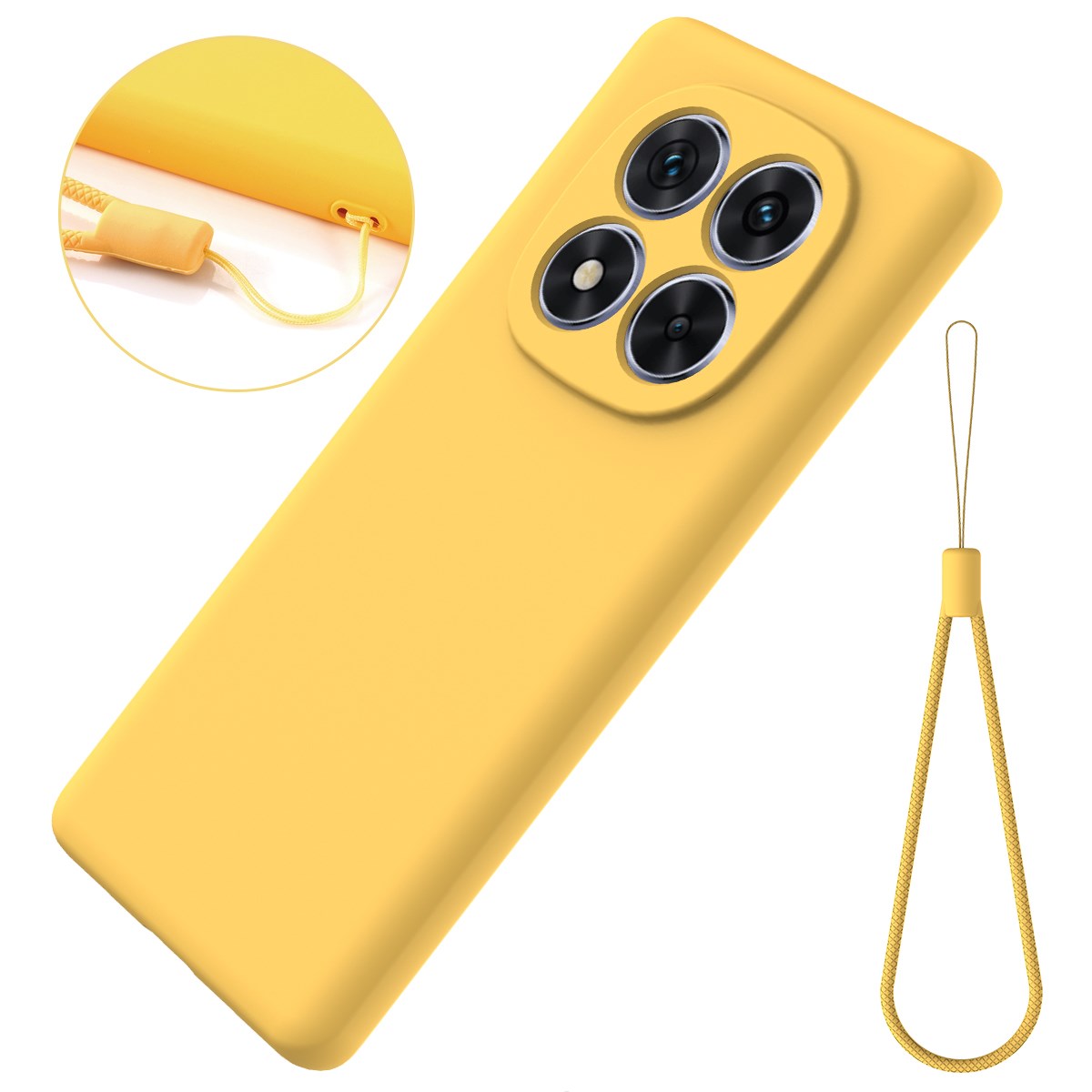 Xiaomi Redmi Note 15 Pro (5G) EIDERWOOD Silikon Deksel m. Rem - Gul