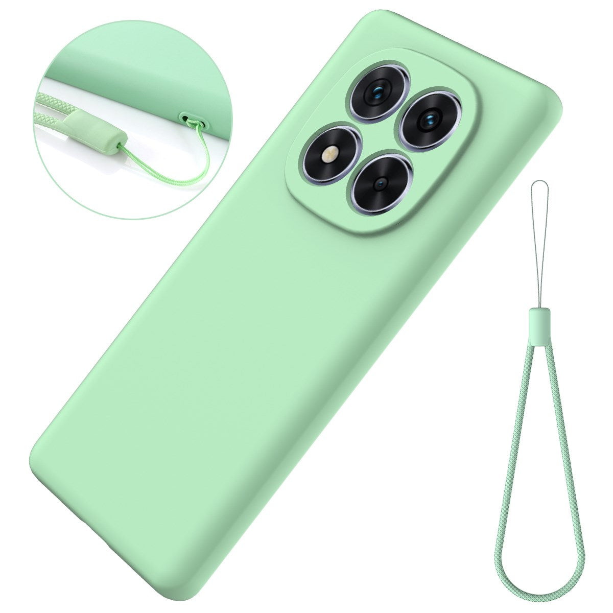 Xiaomi Redmi Note 15 Pro (5G) EIDERWOOD Silikon Deksel m. Rem - Grønn