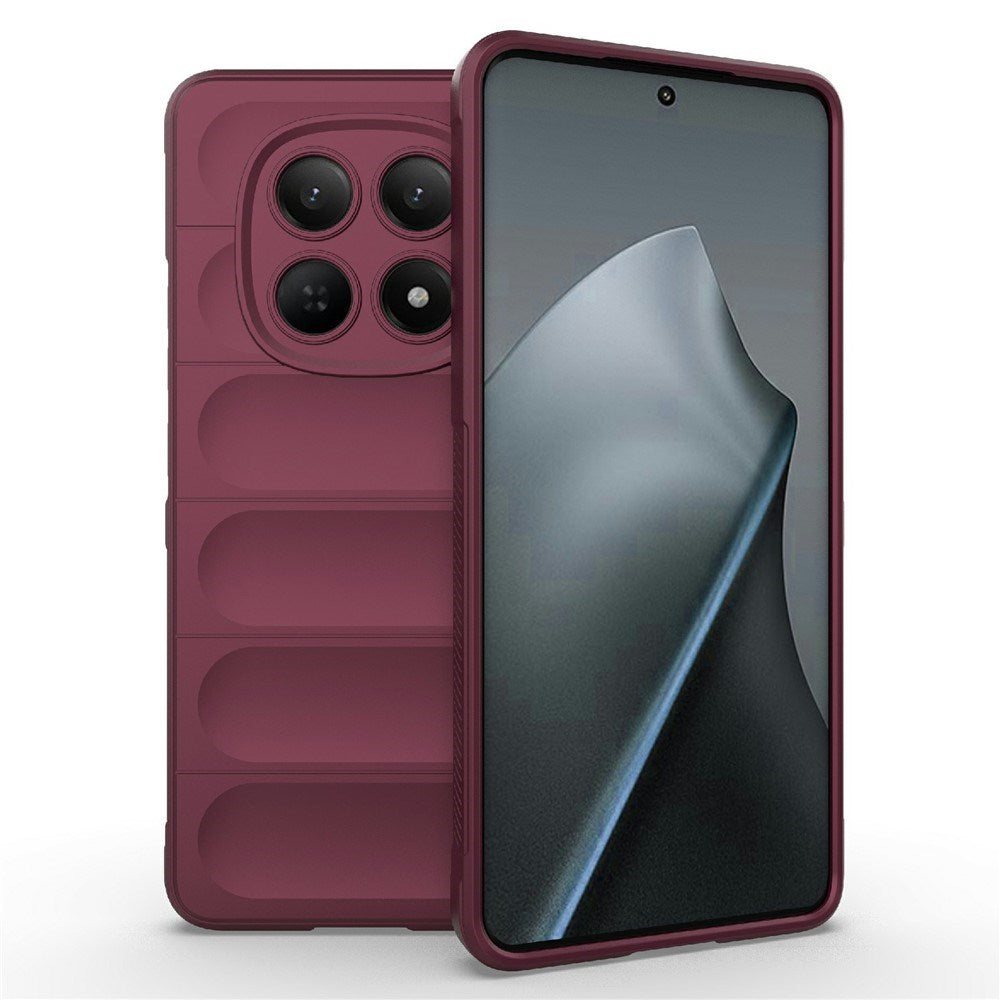 Xiaomi Redmi Note 15 (5G) EIDERWOOD Rugged Plast Deksel – Mørkerød