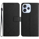 OPPO Reno15 (5G) EIDERWOOD Kunstskinn Flip Deksel m. Stropp - Svart