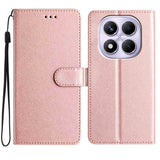 Xiaomi Redmi Note 15 (5G) / Poco M8 (5G) EIDERWOOD Kunstskinn Flip Deksel m. Stropp – Rosegull