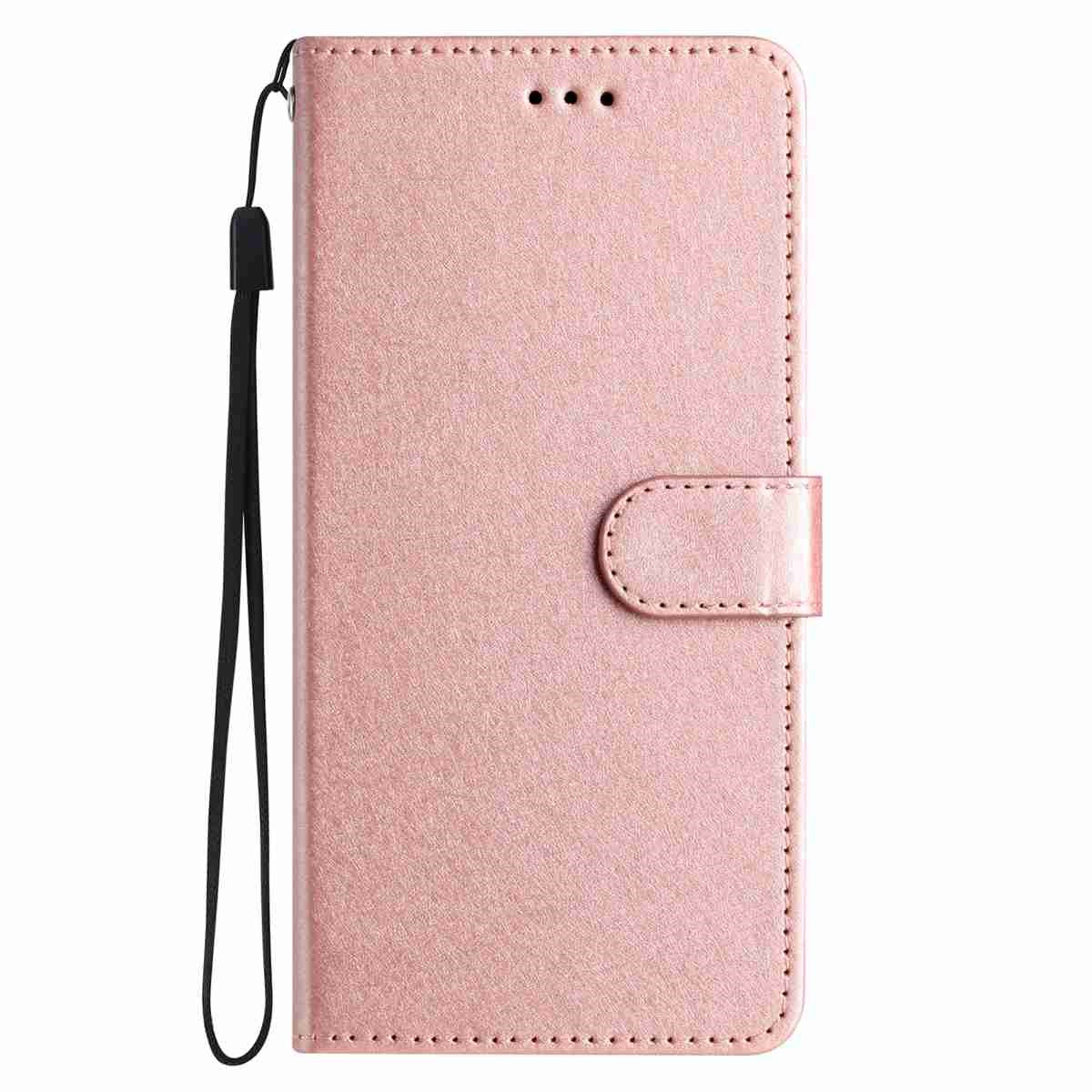 Xiaomi Redmi Note 15 (5G) / Poco M8 (5G) EIDERWOOD Kunstskinn Flip Deksel m. Stropp – Rosegull