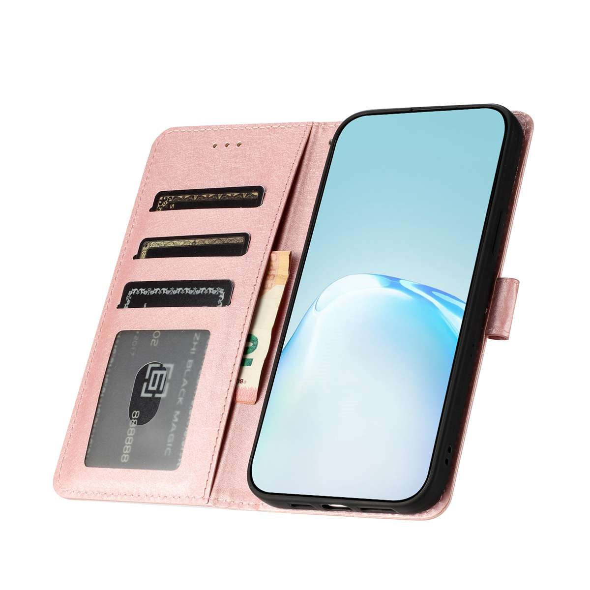 Xiaomi Redmi Note 15 (5G) / Poco M8 (5G) EIDERWOOD Kunstskinn Flip Deksel m. Stropp – Rosegull