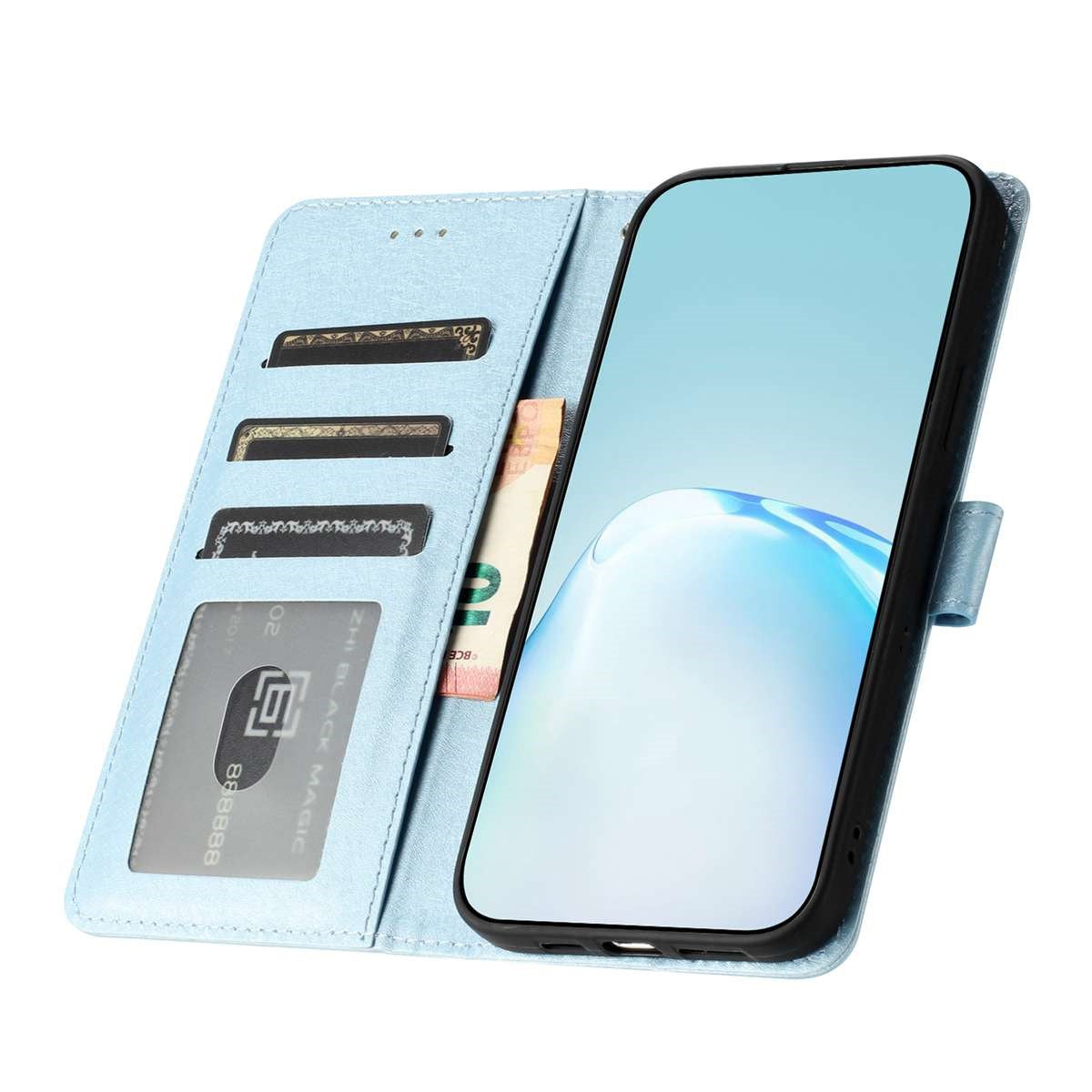 Xiaomi Redmi Note 15 (5G) / Poco M8 (5G) EIDERWOOD Kunstskinn Flip Deksel m. Stropp – Blå